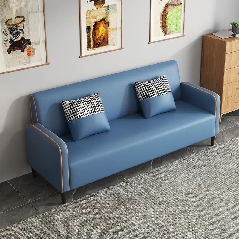 Scandinavian small apartment sofa double three-person living room rental room casual modern apartment simple popular sofa