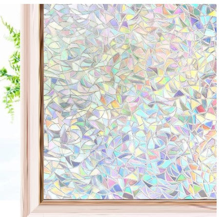 Electrostatic glue-free glass film, bathroom, bathroom window, anti-privacy shading, light-transmitting window grilles sticker, one piece will be sent on behalf of you.