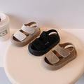Anti-collision baby shoes casual baby girl toe cap sandals toddler shoes baby soft bottom boys beach shoes 1-3 years old