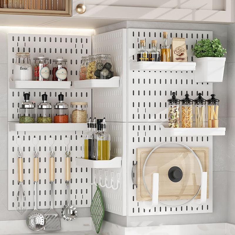 No punching hole board Shelf Kitchen hole board Accessories Storage and finishing Display rack Multifunctional hole board