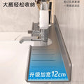 Bathroom vanity mirror front shelf, toilet faucet sink bathroom storage rack, drill-free installation
