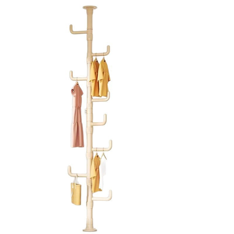 Tianlizi indoor punch-free retractable for home bedroom clothes hanger entrance floor-standing multi-functional clothes hanger