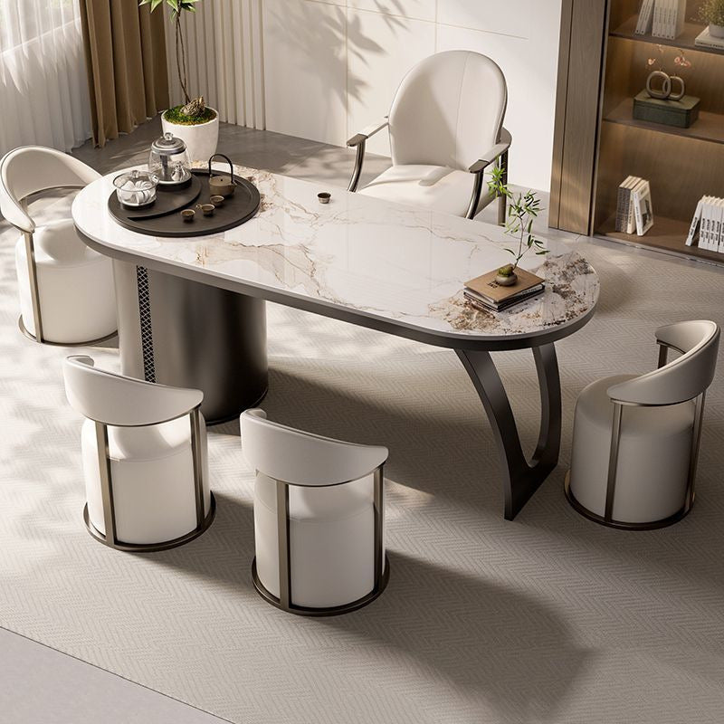 Italian accessible luxury tea chair casual modern makeup stool living room stylish popular negotiation casual chair backrest round stool