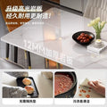 Rock slab dining table and chair combination rectangular for home small apartment medieval style modern casual rental house dining table