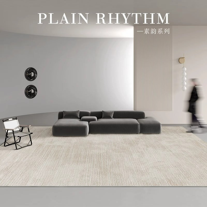 Carpet living room bedroom bedside blanket classyaccessible luxury cream style ins room sofa coffee table for home full floor mat