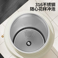 Business men's thermos cup 316 stainless steel high-value double drinking mouth car portable water cup high-end travel cup