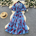 Blue and red