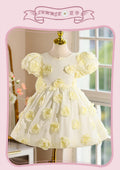 Girls' dress - fairytale bow princess dress - mid-length -  new arrival - cross-border ready stock - baby & toddler birthday & first birthday