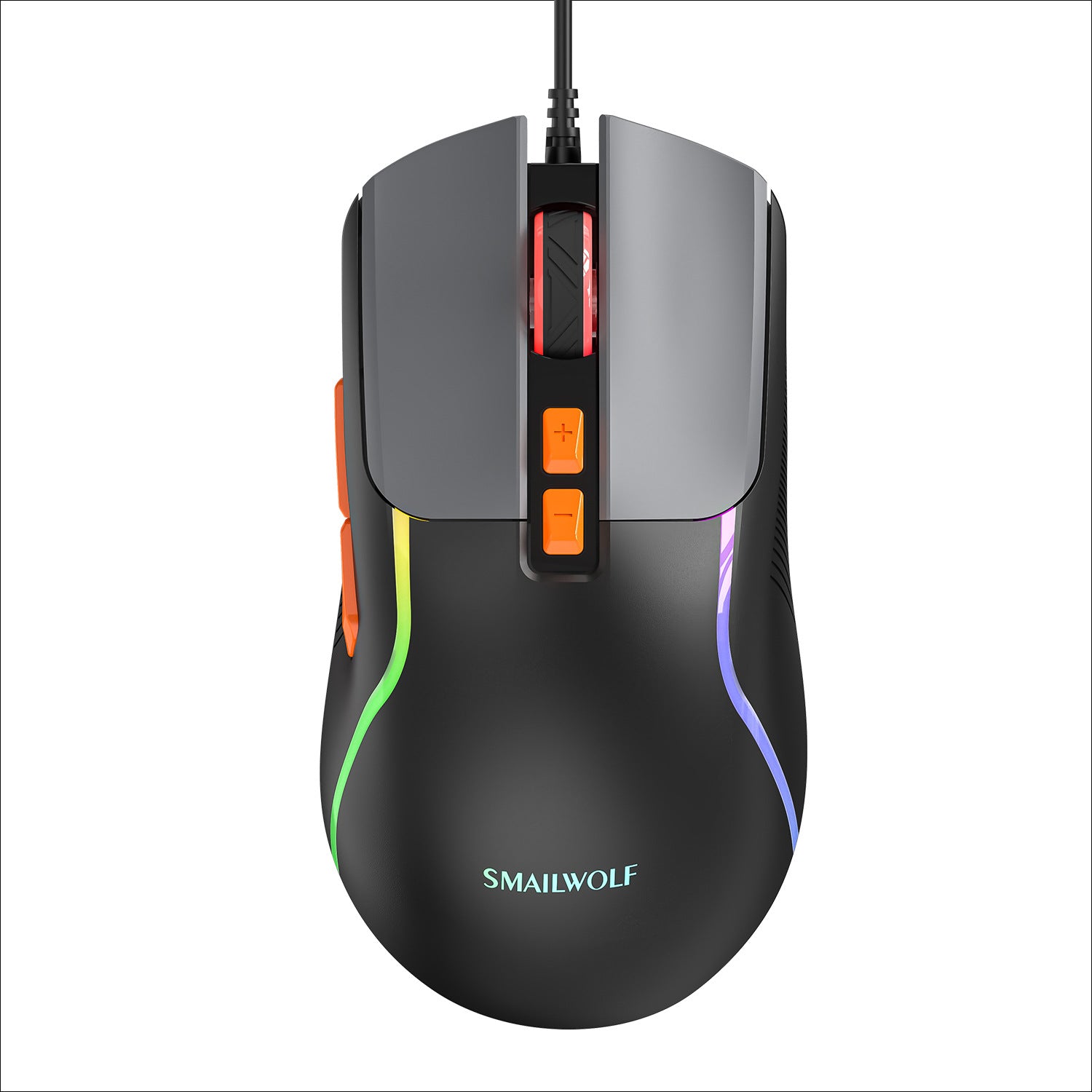 Smywolf M18 wired gaming mouse luminous desktop computer notebook office e-sports fashion color matching mouse