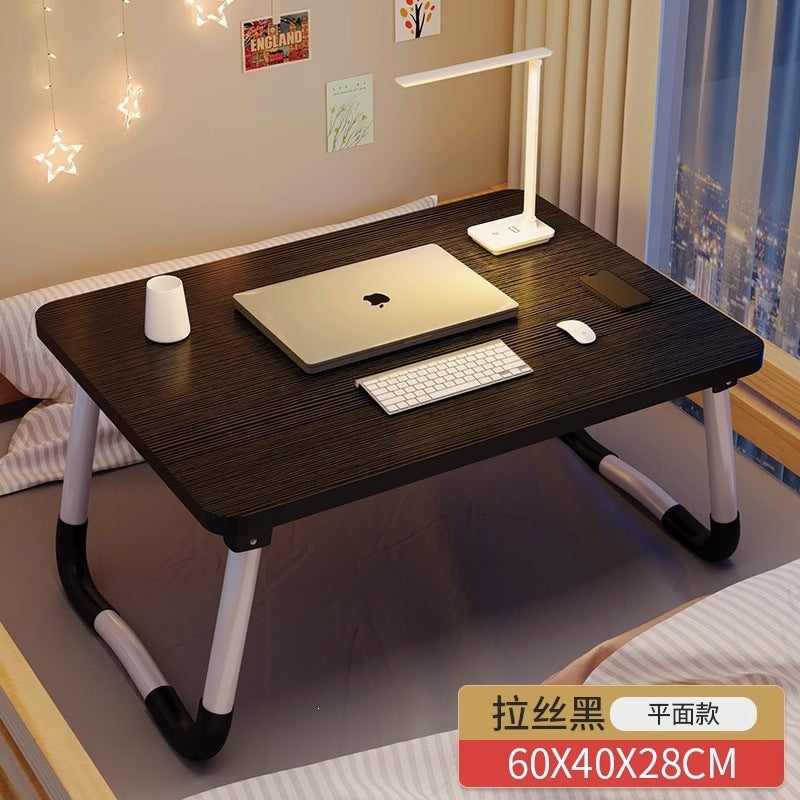 Small table on the bed, foldable computer desk, for home bedroom bay window desk, dormitory student dormitory lazy study table