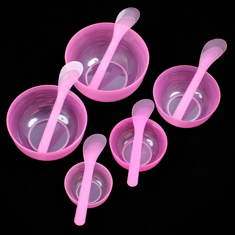 Customized color printing logo packaging replacement facial mask tool bowl stick measuring spoon facial mask brush silicone baffle various specifications