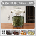 Food-grade airtight storage jars - tea canisters, grain containers, household storage, kitchen containers, vacuum sealed jars