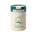 Cute bear straw glass cup - trendy ins style kids' water bottle - perfect for grand opening promotions & custom logo gifts