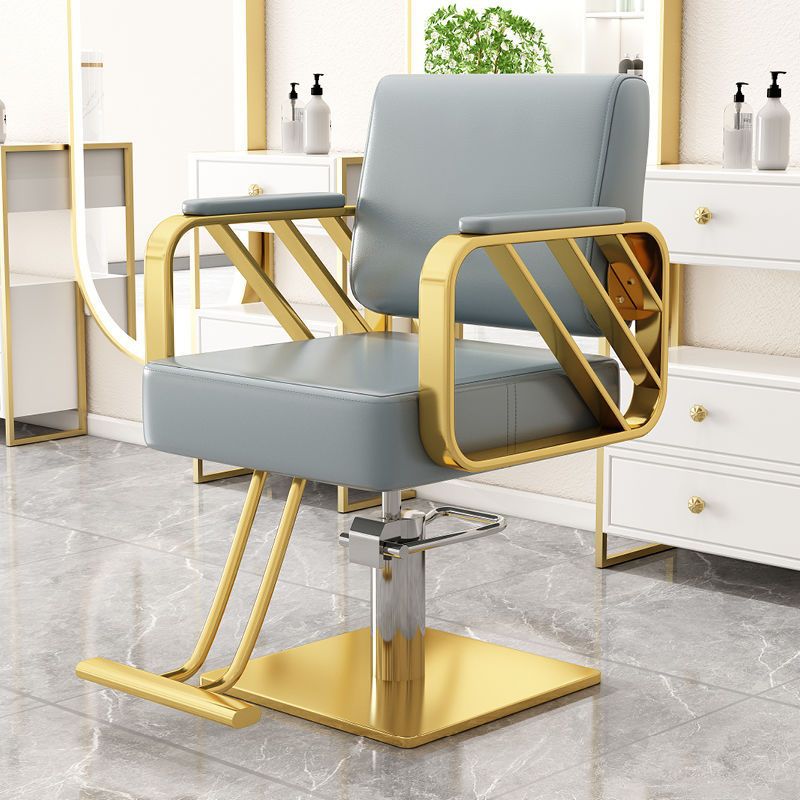 Hairdressing shop special chair hair salon special hair cutting stool classy hairdressing perm and dyeing area adjustable seat hairdressing chair