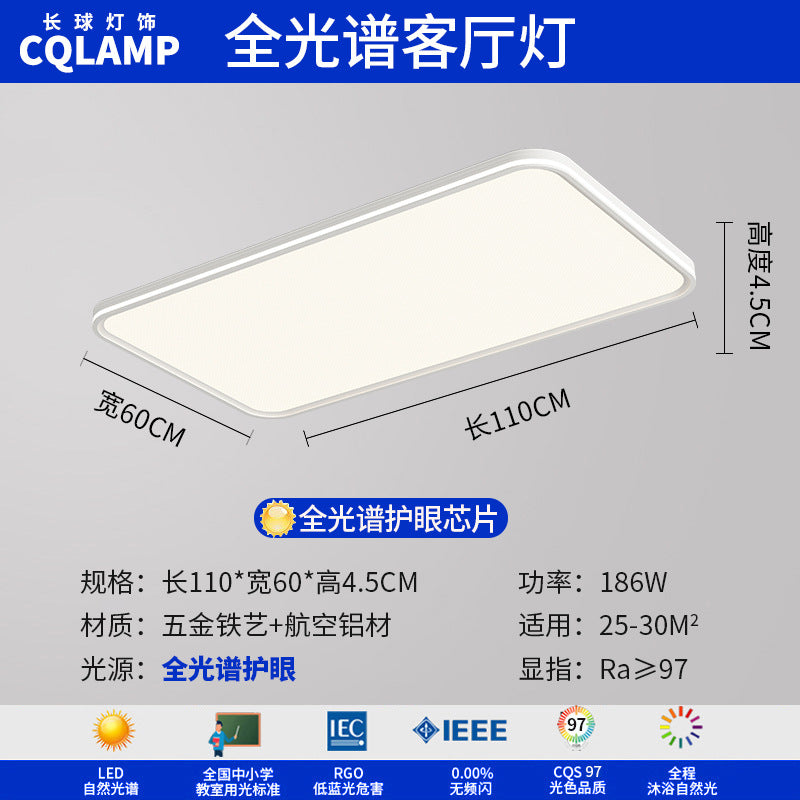 Living room ceiling light led highlight advanced sense simple and minimalist main light Zhongshan home improvement lighting package whole house combination