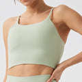 Jinke cross-border eco-friendly recycled nylon barely-there yoga bra tank top - activewear & fitness apparel