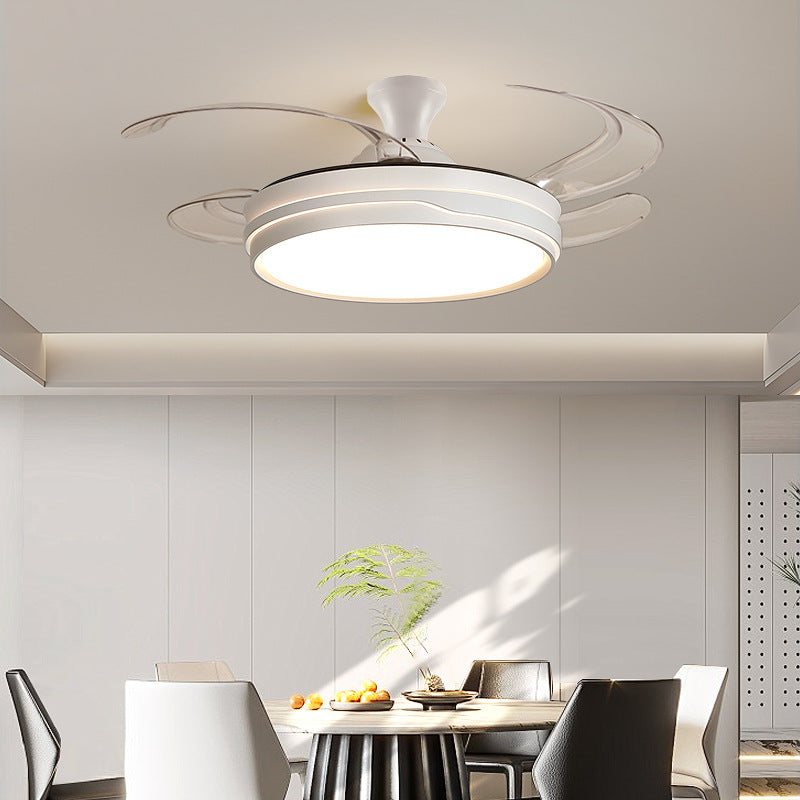 [Wow] 2025 new Zhongshan advanced sense intelligent silent fan light invisible fan light chandelier ceiling fan light