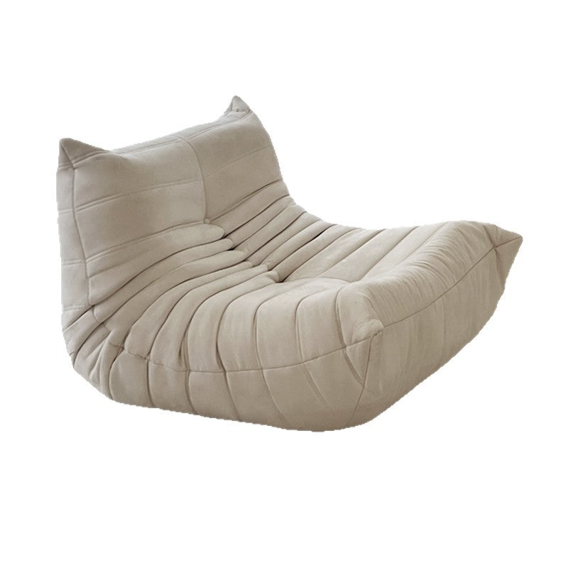 Caterpillar sofa balcony casual chair living room reclining and sleeping cream reclining lazy sofa