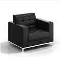 Modern office sofa minimalist leather office sofa coffee table set car 4s store boutique reception sofa