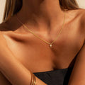 fashionnew arrival titanium steel cross necklace trendyeasiest for match women's titanium steel cross pendant sweater chain necklace