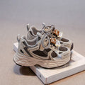 Boys' spring  new mesh sneakers: lightweight, soft-soled athletic shoes for older kids and teens - korean style chunky sneakers