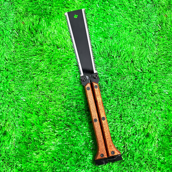 Wooden handle folding saw Butterfly saw SK5 household small handheld logging saw Double-sided machine Grinding tooth saw Manual saw