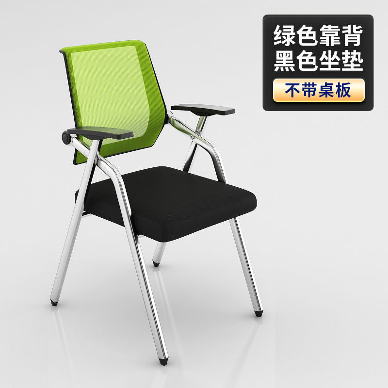 Conference writing board table and chair office chair all-in-one conference room meeting foldable chair foldable training chair with table board chair