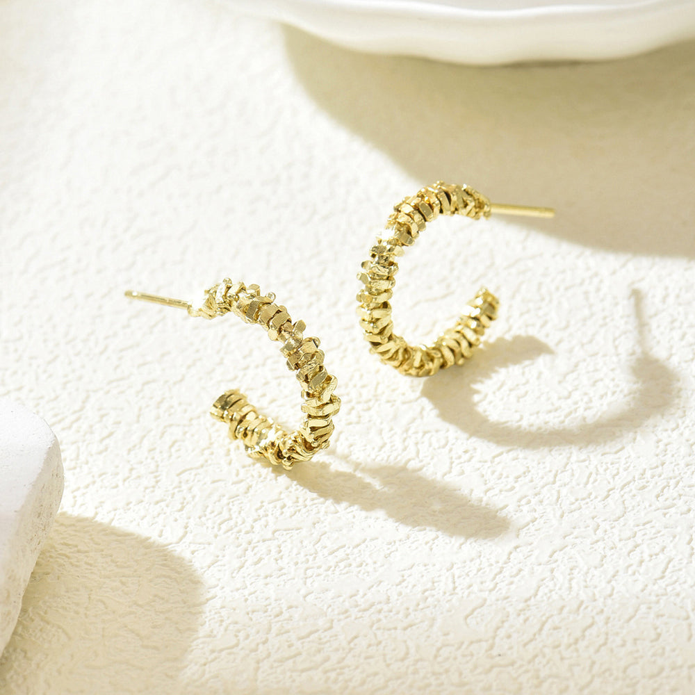 C-shaped earrings wholesale cross-border stylish accessories niche design casual versatile asymmetrical ins style earrings