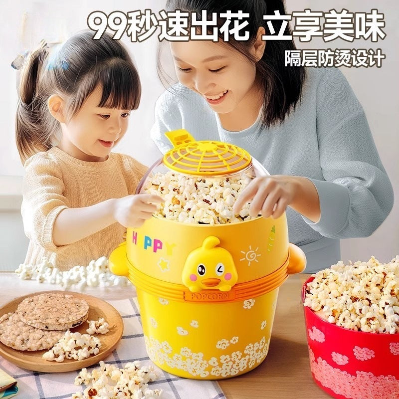 Play house real cooking utensils automatic popcorn machine cooking independent hands-on family interactive artificial kitchen toys
