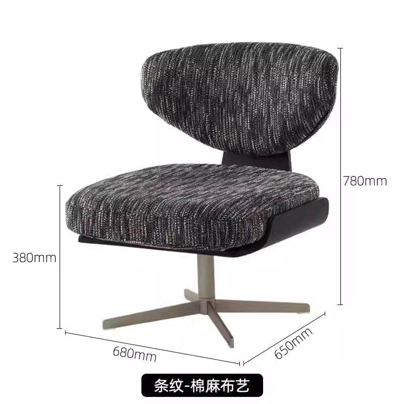 Modern minimalist sofa chair living room leisure chair conference casual single chair sofa simple fabric single chair office chair