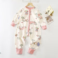 Infant lightweight sleeping bag, 100% cotton class a, all-season baby anti-kick quilt, children's split-leg sleeping bag, unisex bodysuit