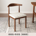 [walnut color] striped cotton and linen