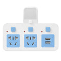 Multi-outlet adapter plug splitter power strip - one-to-many panel, multi-port wireless power strip (cordless)