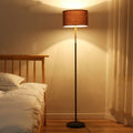 Creative modern nordic floor lamp - bedroom bedside, living room sofa side, fabric decorative led standing floor lamp