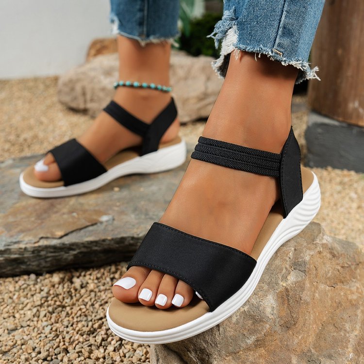 summer new arrival: plus size chunky sole sandals for women, sizes 36-43. wholesale available. dropshipping to  and