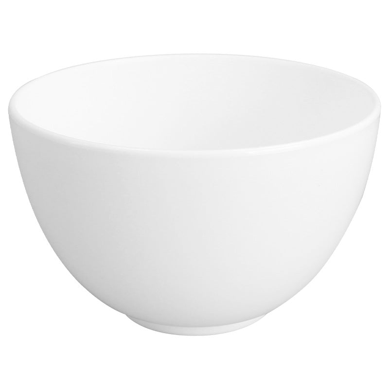 Large beauty salon mask bowl - hard plastic, spa mask, beauty tool - large gold bowl, white bowl, diameter 10.9cm