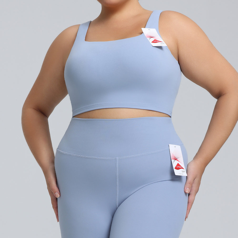 plus size lycra yoga clothes suit high elastic naked tight sportswear women's lulu same style fitness clothes suit