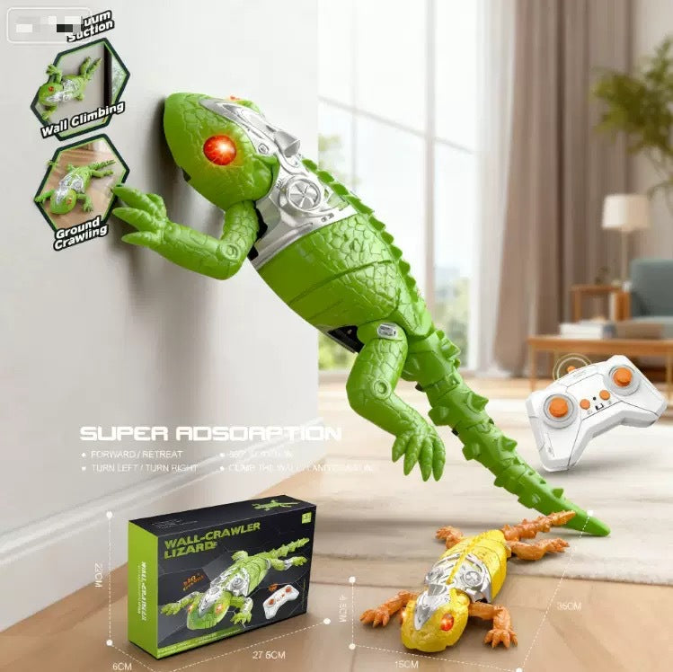 remote control wall-climbing gecko electric simulation lizard bionic chameleon mechanical animal wall-climbing toy car wholesale