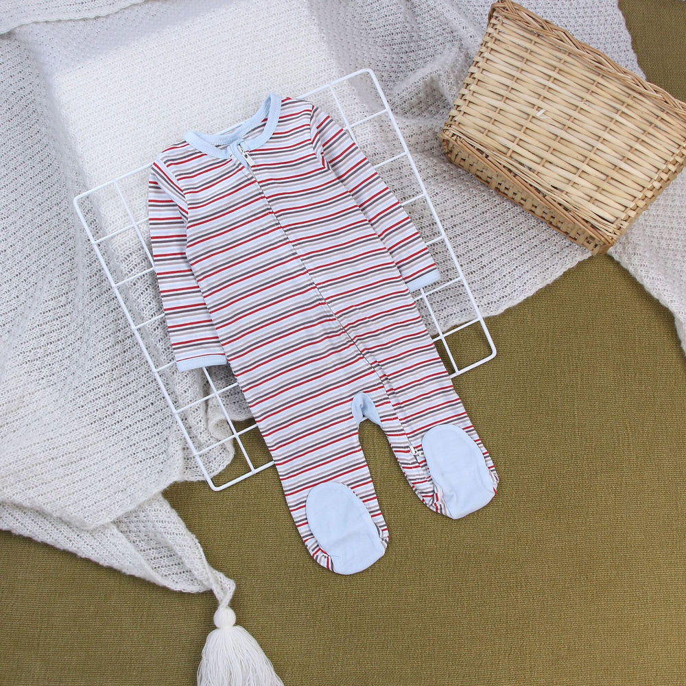 Baby romper footed long sleeve bodysuit - newborn sleepwear (class a)