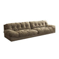 Italian minimalist cloud sofa down fabric living room small apartment lazy leather sofa foshan wholesale