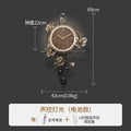 Flying bird collection classy wall clock elegant clock wall hanging living room clock background wall hanging clock 2025 new silent clock