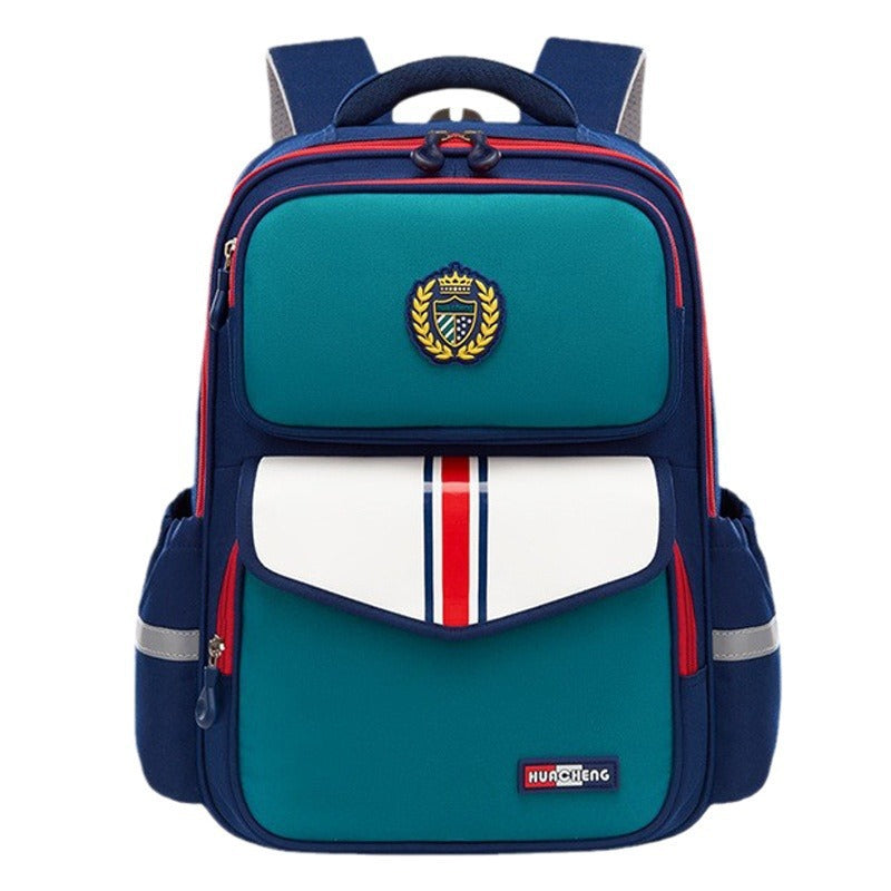 foreign trade schoolbag british style girl kids backpack to reduce the burden of spine protection primary school student schoolbag wholesale