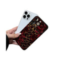 Red flower gold leopard print soft shell suitable for apple 17promax mobile phone case iphone16 whale jellyfish turtle wholesale