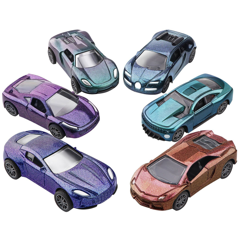 temperature-changing alloy car toy boy racing model kidsren's artificial car model metal sports car wholesale