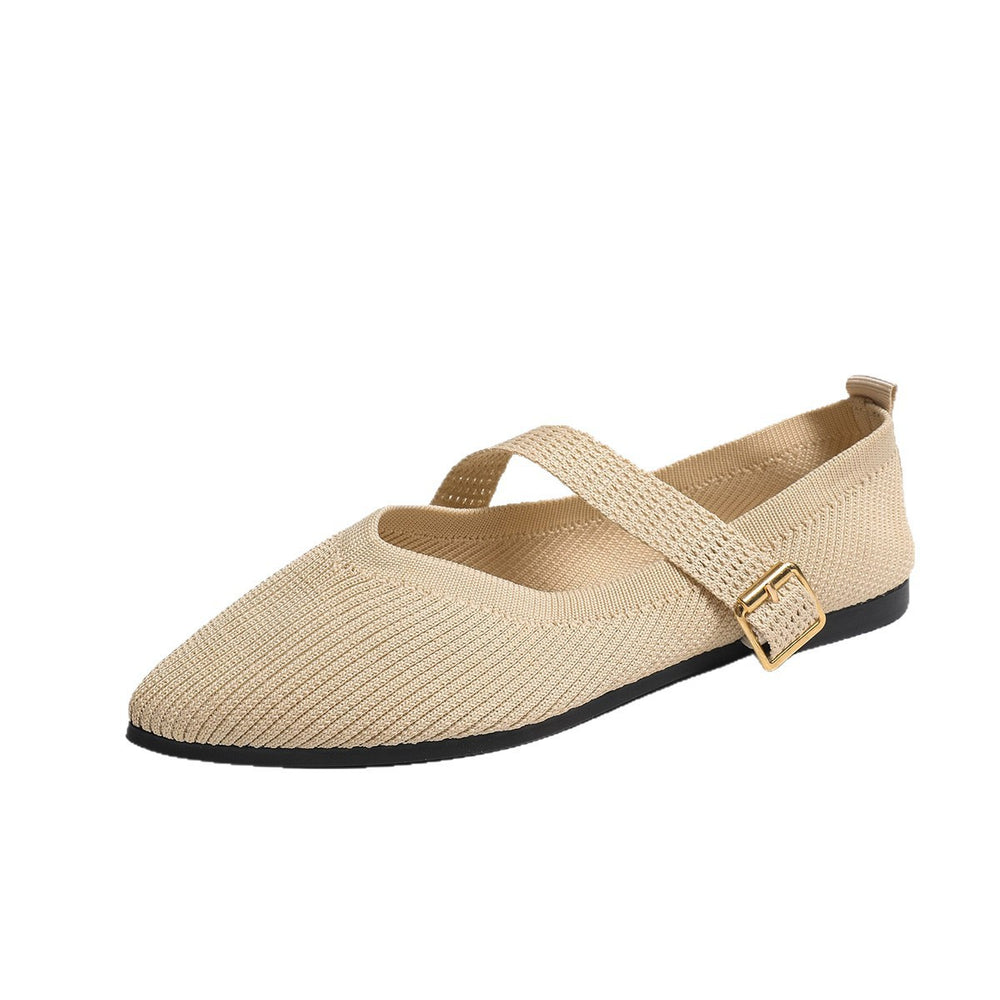 Wholesale women's summer new arrival: hollow-out mesh breathable flat lightweight comfortable slip-on casual fashion single shoes for export