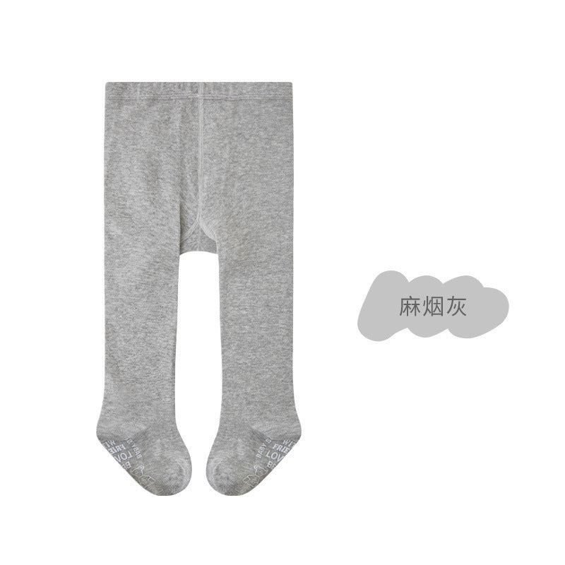 Babylon baby pantyhose baby kids pantyhose infant bottom socks all-in-one pants cotton socks large pp long socks