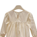 Pre-order: girls' autumn embroidered floral long-sleeve shirt - korean style casual outerwear for baby girls and children