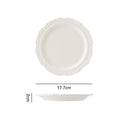 7inch plate white