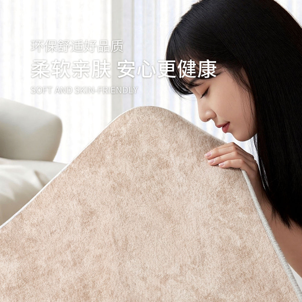 Carpet living room cream style waterproof anti-fouling living room coffee table floor mat wabi-sabi style bedroom large area full bed side blanket