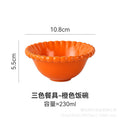 Orange rice bowl